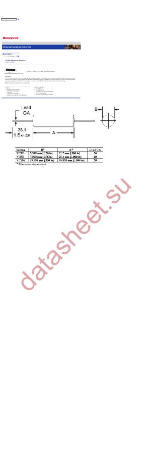VC3D5 datasheet  